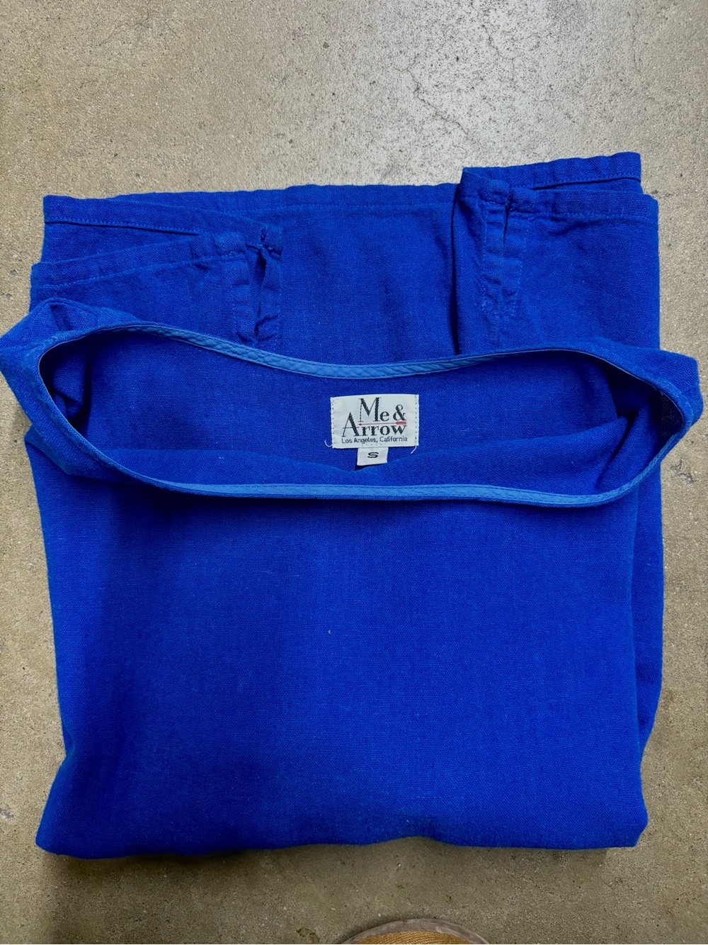 Me & Arrow Royal Blue Knit Top
